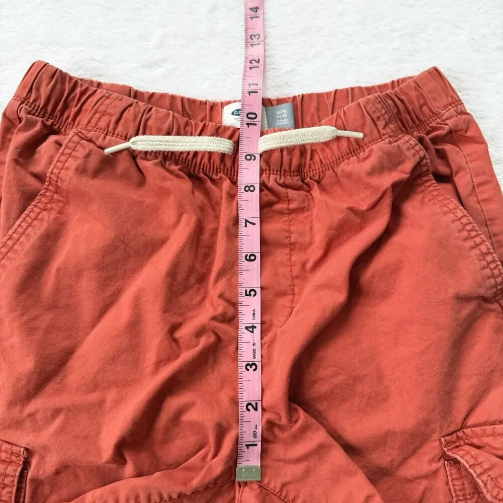 Old Navy Boys' Pull On Cargo Shorts Burnt Orange Size XL (14-16)